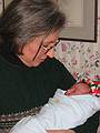Dec 26, 2001 - Birth Center, Wellesley, Massachusetts.<br />Joyce and Miranda Rose dos Santos, born at 7:50 am, 4 hrs earlier.