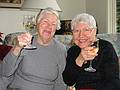 Dec 28, 2001 - At the Delviks at 4 Ocean Street, Manchester, Massachusetts.<br />Mirdza and Marie.