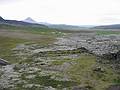 Aug 28, 2001 - Site of an extinct volcano at Grbrk, Iceland.<br />View of the Norur River valley.