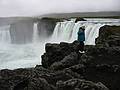 Aug 29, 2001 - Goafoss (the waterfall of the gods), Iceland.<br />Marie.