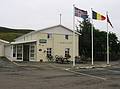 Aug 29, 2001 - Reykjahl, Iceland.<br />Our lunch stop (good soups).<br />The sign means "The Old Farm".