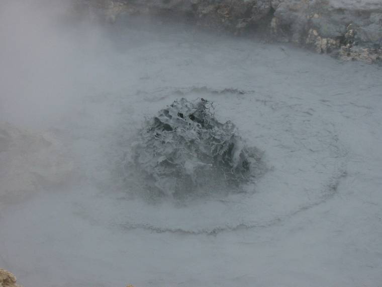 Aug 29, 2001 - Bjarnarflagssto geothermal area 3 km east of Reykjahl, Iceland.