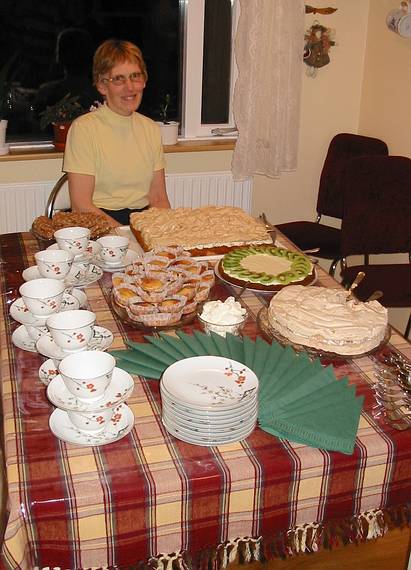 Aug 30, 2001 - At Atli and Benna's, Eskifjrur, Iceland.<br />Benna.(Inga's mother).