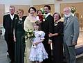 Aug 31, 2001 - Inga and Eric's wedding, Eskifjrur, Iceland.<br />Atli, Benna, Inga, Dagbjrt, Gujn, Eric, Joyce, and Egils.