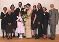 Aug 31, 2001 - Inga and Eric's wedding, Eskifjrur, Iceland.<br />Baiba, Marie, Melody, Dagbjrt, Eric, Gujn, Inga, Holly, Carl, Joyce, and Egils.