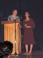 Aug 31, 2001 - Inga and Eric's wedding reception and Atli's 60th birthday celebration, Eskifjrur, Iceland.<br />Kristjana and Melody.