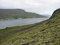 Sept 1, 2001 - Eskifjrur, Iceland.<br />1st of four right to left shots of the fjord.