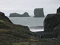 Sept 2, 2001 - Dyrhlaey, Iceland.<br />Carl and Holly.