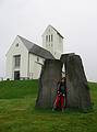 Sept 2, 2001 - Church at Sklholt, Iceland.<br />Dagbjrt.