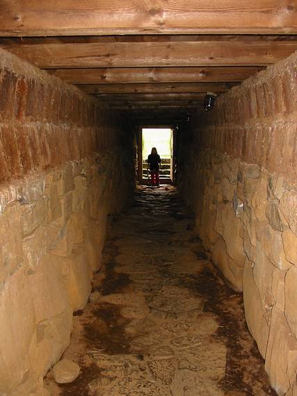Sept 2, 2001 - Church at Sklholt, Iceland.<br />Dagbjrt at the end of the tunnel.