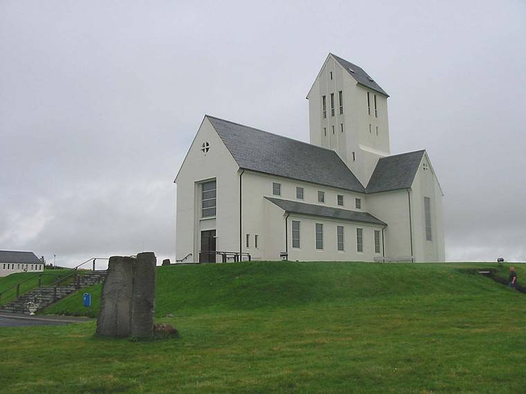 Sept 2, 2001 - Church at Sklholt, Iceland.