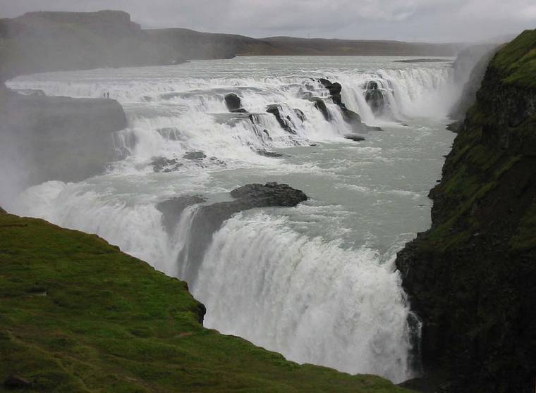 Sept 2, 2001 - Gullfoss, Iceland.