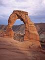 May 13, 2001 - Arches National Park, Utah.<br />Delicate Arch.