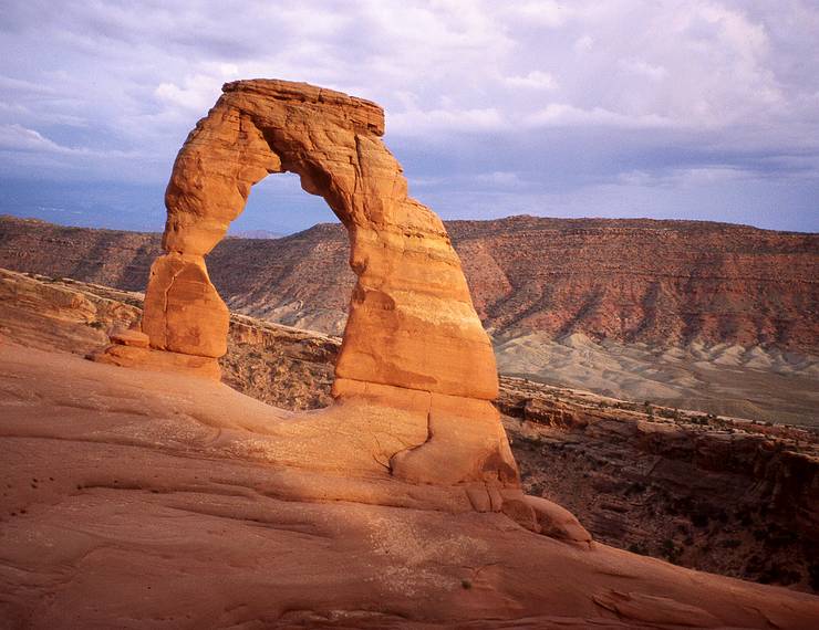 May 13, 2001 - Arches National Park, Utah.<br />Delicate Arch.