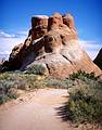May 14, 2001 - Arches National Park, Utah.<br />Along path to Devils Garden.