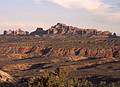 May 14, 2001 - Arches National Park, Utah.<br />Elephant Butte? View from Fiery Furnace viewpoint.