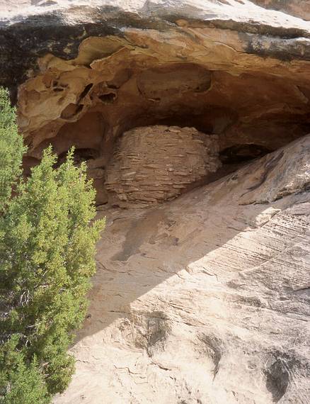 May 15, 2001 - The Needles District of Canyonlands National Park, Utah<br />Roadside Ruin (an Anasazi granary).