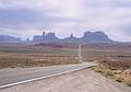May 16, 2001 - Monument Valley, Utah.<br />Approach from the North.
