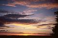 May 19, 2001 - North Rim of the Grand Canyon National Park, Arizona.<br />Sunset from Transept Trail just below the Lodge.