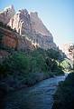May 20, 2001 - Emerald Pools hike, Zion National Park, Utah.<br />North Fork Virgin River from foot bridge to Lower Emerald Pool Trail.