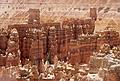 May 22, 2001 - Bryce Canyon National Park, Utah.<br />Hike along Navajo Loop Trail and Queens Garden Trail.<br />A castle like arrangement of hoodoos.