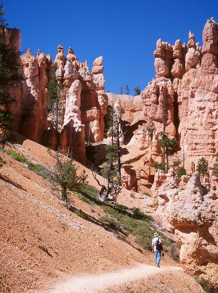 May 22, 2001 - Bryce Canyon National Park, Utah.<br />Hike along Navajo Loop Trail and Queens Garden Trail.<br />Ronnie.