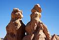 May 22, 2001 - Bryce Canyon National Park, Utah.<br />Hike along Navajo Loop Trail and Queens Garden Trail.<br />An odd couple.