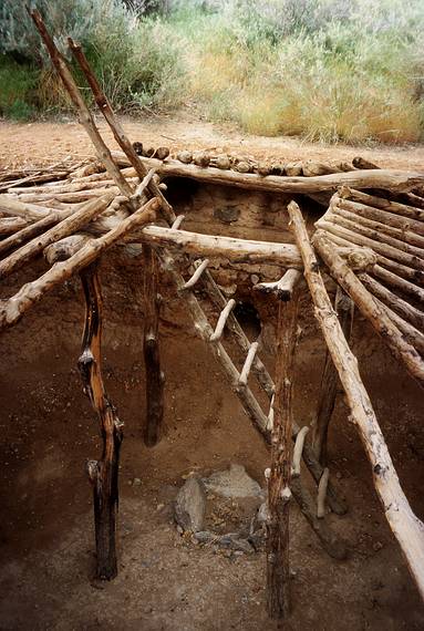 May 24, 2001 - Scenic Byway UT-12, Utah.<br />A recreated kiva at Anasazi State Park in Boulder, Utah.