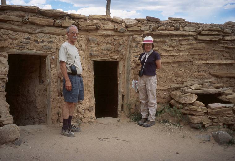 May 24, 2001 - Scenic Byway UT-12, Utah.<br />Those Anasazi must have been short.<br />Ronnie and Joyce.