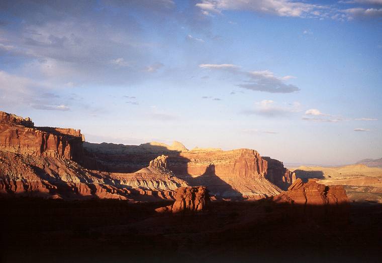 May 24, 2001 - Sunset Point, Capitol Reef National Park, Utah.