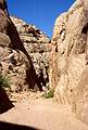 May 25, 2008 - Hike in Capitol Gorge, Capitol Reef National Park, Utah<br />Joyce and Baiba dwarfted by the gorge.