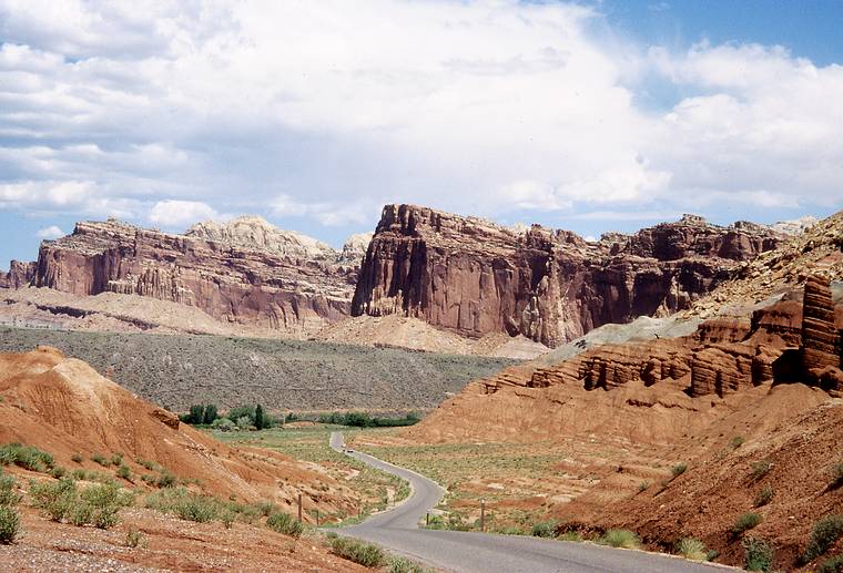 May 25, 2001 - Scenic Drive, Capitol Reef National Park, Utah.