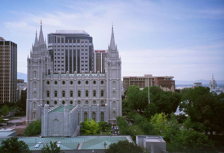 May 26, 2001 - Salt Lake City, Utah.<br />The Mormon Temple.