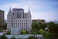 May 26, 2001 - Salt Lake City, Utah.<br />The Mormon Temple.