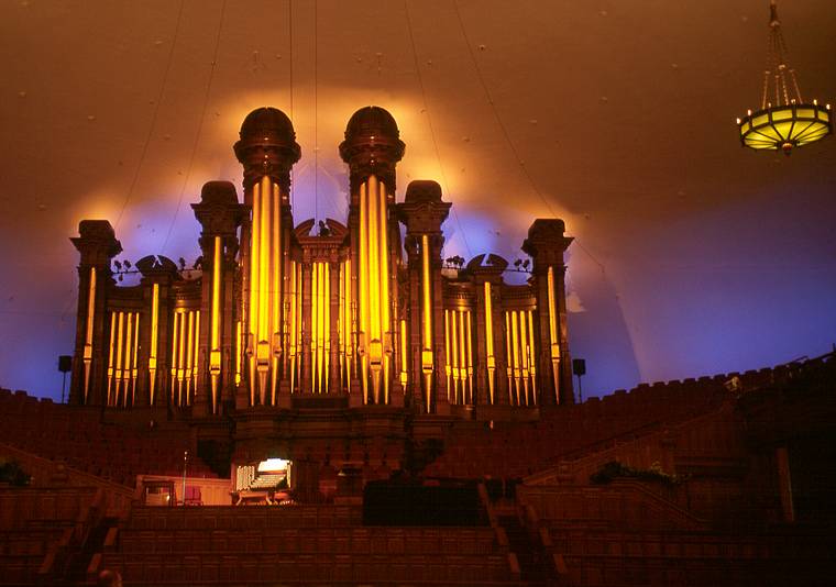 May 26, 2001 - Salt Lake City, Utah.<br />Organ in the Mormon Tabernacle.