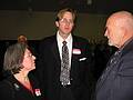 Jan 2, 2002 - Amesbury, Massachusetts.<br />Joyce, Robert Blount, and Mike Costello, exiting mayor of Amesbury