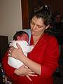 Jan 6, 2002 - At Marie's in Lawrence, Massachusetts.<br />Miranda (11 days old) and her mother Holly.