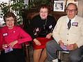 Jan 20, 2002 - At Paul and Norma's in Tewksbury, Massachusetts.<br />Marie's 80th birthday party.<br />Three of Marie's friends (or two friends and a husband of one of them).
