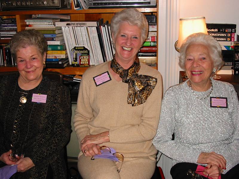Jan 20, 2002 - At Paul and Norma's in Tewksbury, Massachusetts.<br />Marie's 80th birthday party.<br />Marie's friends Lorraine, Marlene, and Bunny.