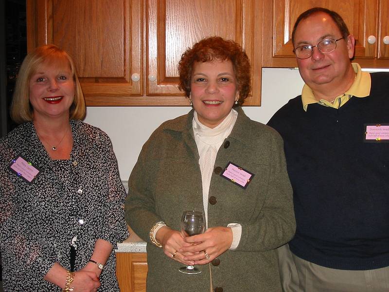 Jan 20, 2002 - At Paul and Norma's in Tewksbury, Massachusetts.<br />Marie's 80th birthday party.<br />Mary, Marion and Dominic.