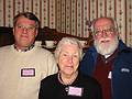 Jan 20, 2002 - At Paul and Norma's in Tewksbury, Massachusetts.<br />Marie's 80th birthday party.<br />Uldis, Mirdza, and Egils.