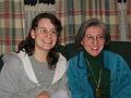 Jan 22, 2002 - At Bill and Joy's in Merrimac, Massachusetts.<br />Becky and Joyce.