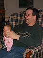 Jan 22, 2002 - At Bill and Joy's in Merrimac, Massachusetts.<br />Ernie, Becky's husband.
