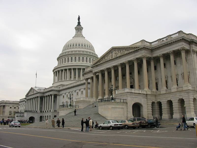 March 19, 2002 - Washington, DC.<br />The east facade of the US Capitol.