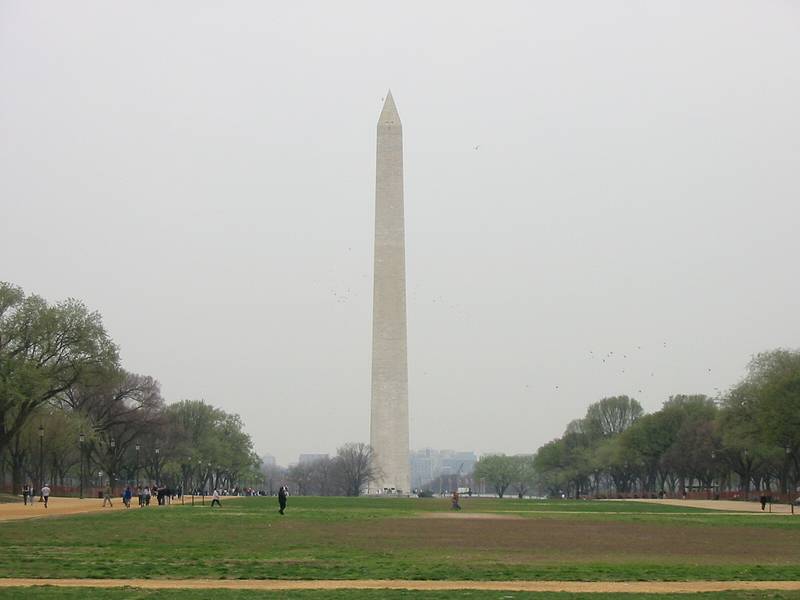 March 19, 2002 -  Washington, DC.<br />The Washington Monument.