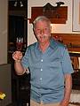April 15, 2002 - At the Spellmans in West Newbury, Massachusetts.<br />Peter Spellman celebrating his 73rd birthday.