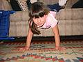 April 25, 2002 - Merrimac, Massachusetts.<br />Arianna in the front room