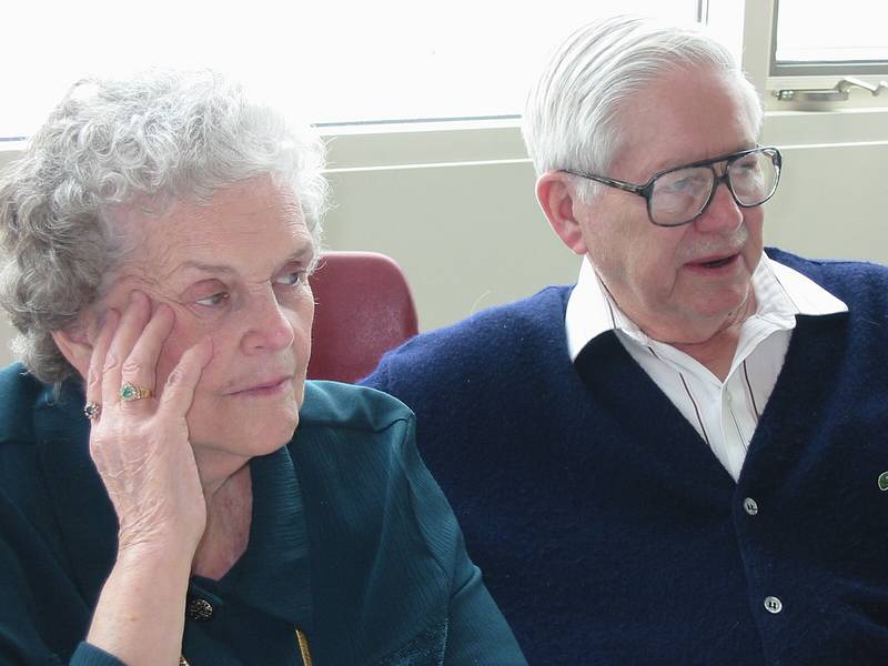 May 5, 2002 - At Arlene's place in Revere, Massachusetts.<br />Ronnie's 65th birthday celebration.<br />Ronnie's brother Lou and his school friend Alice.