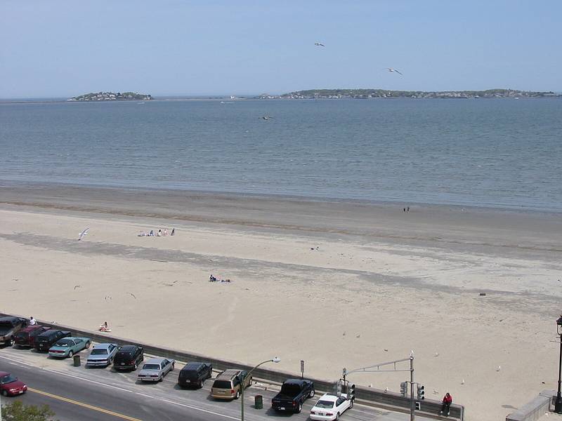 May 5, 2002 - At Arlene's place in Revere, Massachusetts.<br />Ronnie's 65th birthday celebration.<br />View from the 9th floor party room of Revere Beach and Nahant in the distance.