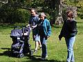 May 11, 2002 - Maudslay State Park, Newburyport, MA.<br />Miranda in the carriage, Carl, Joyce, and Holly.
